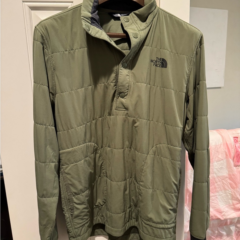 The North Face Green Puffer Jacket Lightweight Performance Wear